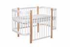 Baby Crib ELIN - Natural/White
