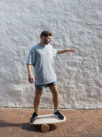Round Balance Board With Exercise Roll - No Logo