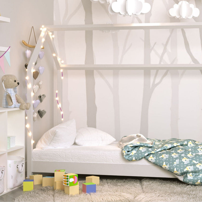 Valkoinen Bella-sänky