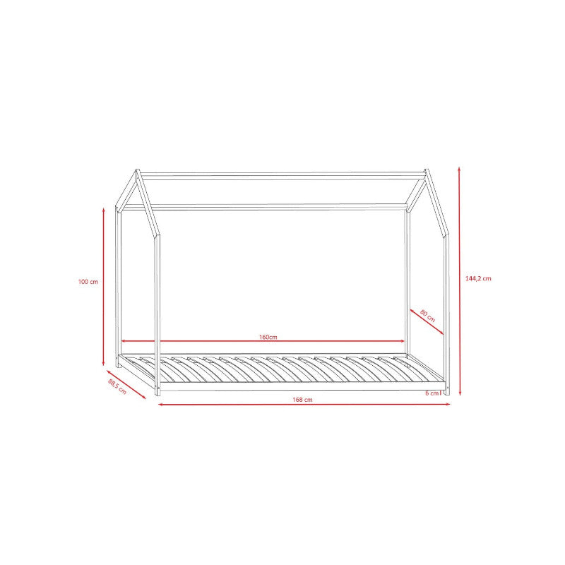 House Bed Bella - Natural