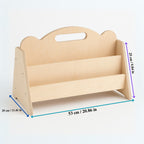 Montessori Double Sided Wooden Book Display For Kids