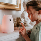 Big Bear Silicone Lamp with Remote - Pink