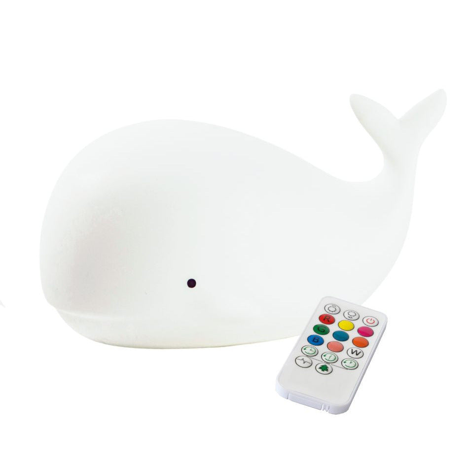 Whale Silicone Lamp with Remote