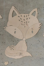 Fox Forest Animal - Wooden Wall Decoration