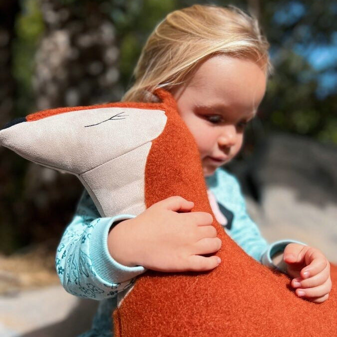 Handmade Fox Soft Toy Pillow