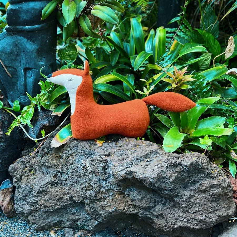 Handmade Fox Soft Toy Pillow