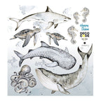 Happy Ocean Wonderland Wall Stickers Set