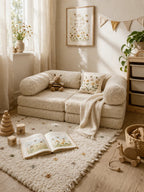HoneyHug Soft Modular Sofa for Children – Teddy Cream