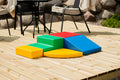 Soft Play 5 Foam Block Set - Multi Color Corner Climber