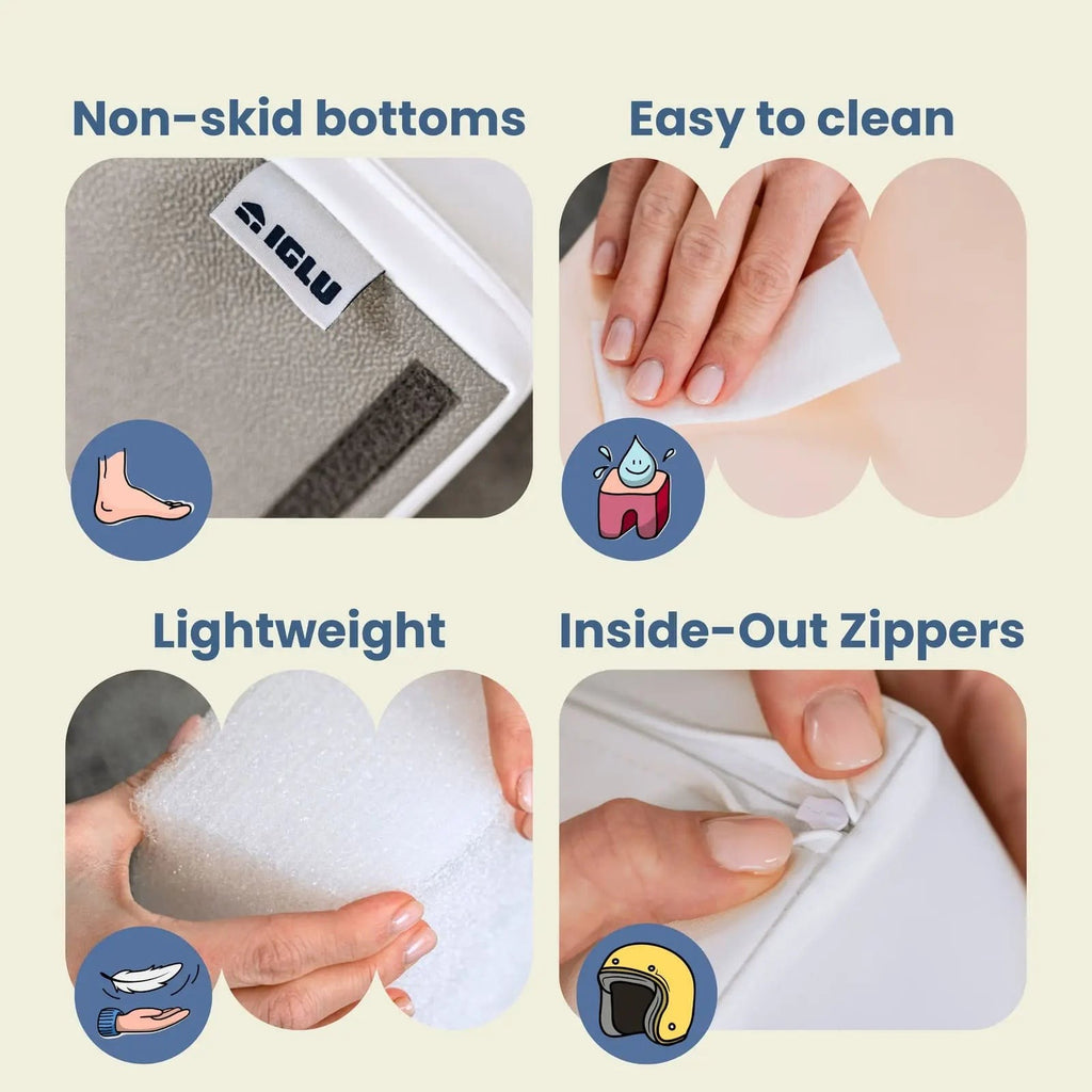 Soft Play 5 Foam Block Set - Light Pastel Corner Climber