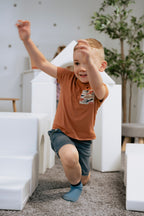 Soft Play 10 Foam Block Set - White Creativity