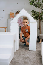 Soft Play 10 Foam Block Set - White Creativity
