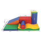Soft Play 7 Foam Block Set - Multicolor Discoverer