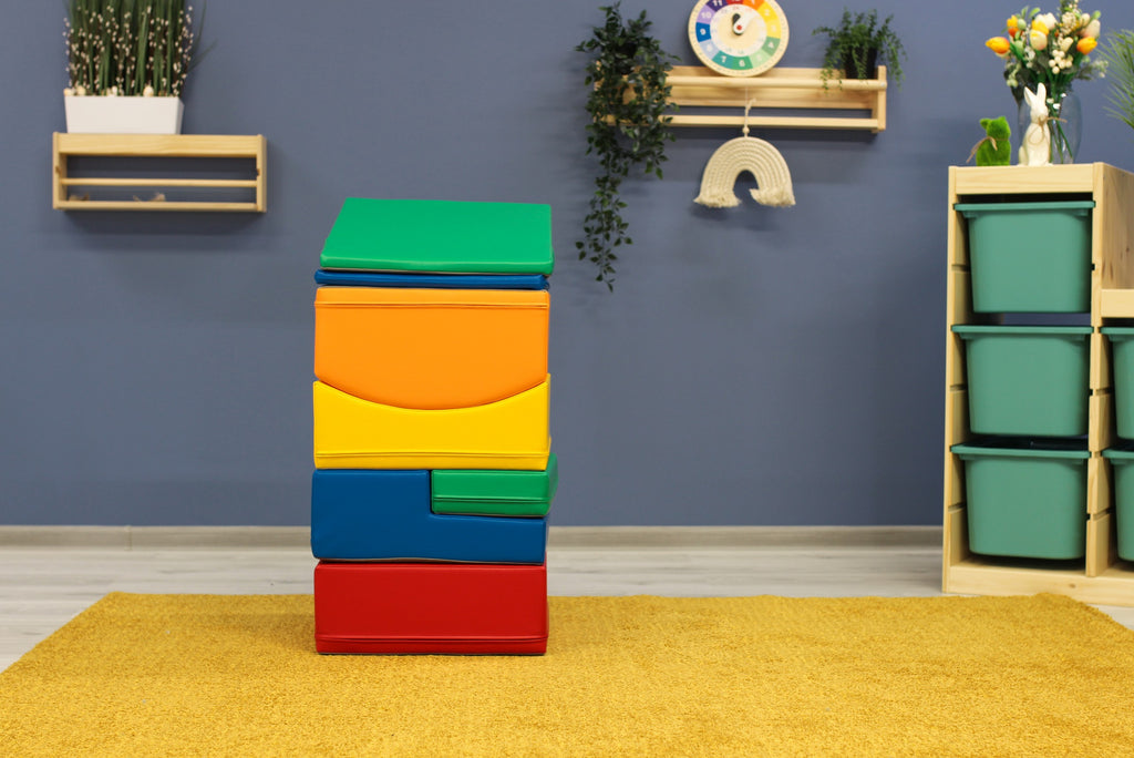 Soft Play 7 Foam Block Set - Multicolor Little Crawler