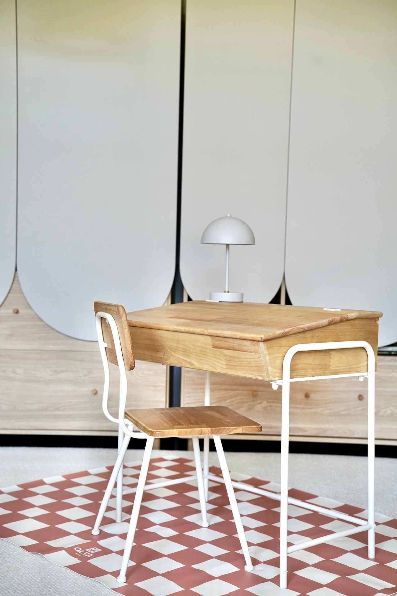 Kids Mealtime Floor Mat, Non-Slip & Waterproof - Chess Terra