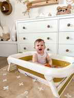 Kids Mealtime Floor Mat, Non-Slip & Waterproof - Cross Sand