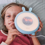 Rabbit Lamp with Alarm Clock – Blue