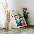 Montessori Bookshelf With Book Storage - 4 Shelves