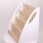 Montessori Bookshelf With Book Storage - 4 Shelves