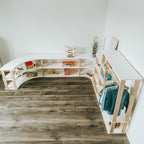 Modular Montessori Shelf Arch - 3 Shelves