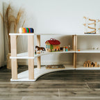 Modular Montessori Shelf Arch - 3 Shelves