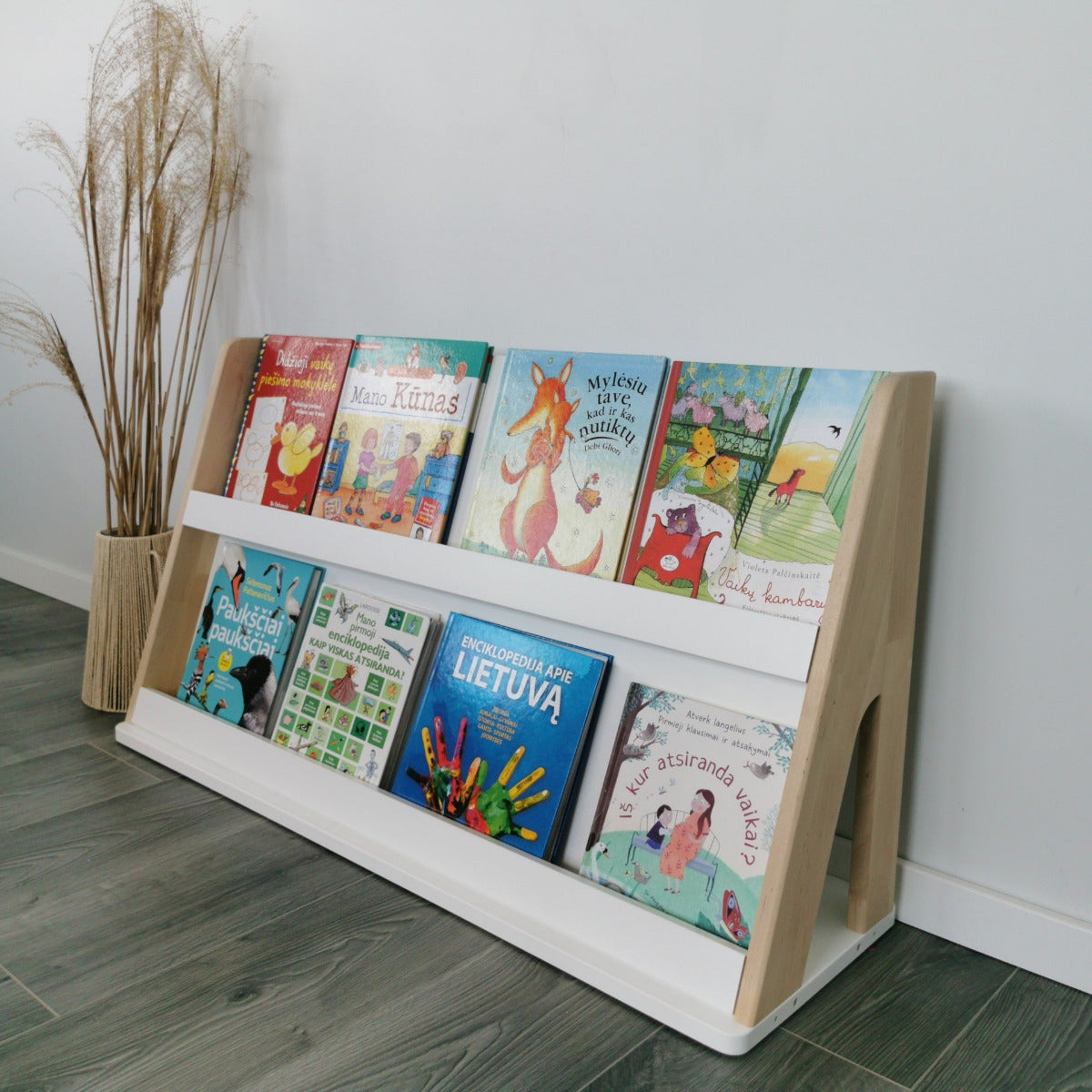 Modular Montessori Bookshelf - 2 Shelves