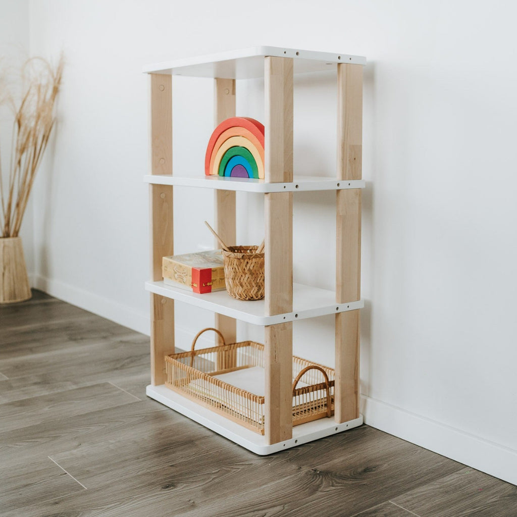 Modular Montessori Shelf Straight Mini - 4 Shelves