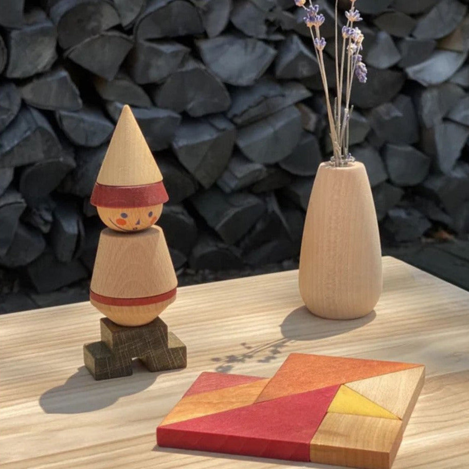 Wooden Story Tangram – Warm Color (in Storage Bag)