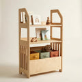 Montessori Wooden Shelf – Kids Storage Organizer