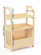 Montessori Wooden Shelf – Kids Storage Organizer