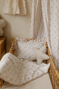 Muslin Baby Blanket + Pillow Set - Boho Flowers