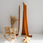 Organic Cotton and Linen Canopy - Caramel Circus