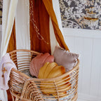 Organic Cotton and Linen Canopy - Caramel Circus