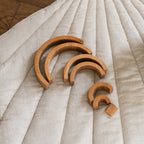 Organic Cotton and Linen Shell Playmat - Sand