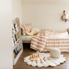 Organic Cotton and Linen Shell Playmat - Sand