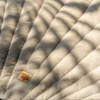 Organic Cotton and Velvet Shell Playmat - Beige