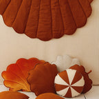 Organic Cotton and Linen Shell Playmat - Caramel