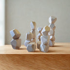 Puiset rakennuspalikat – 20 erimuotoista osaa | Montessori-lelu