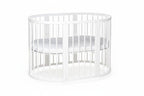 Round Baby Crib OLIN - White