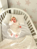 Round Baby Crib OLIN - White