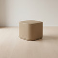 Small Play Pouf Cube - Beige