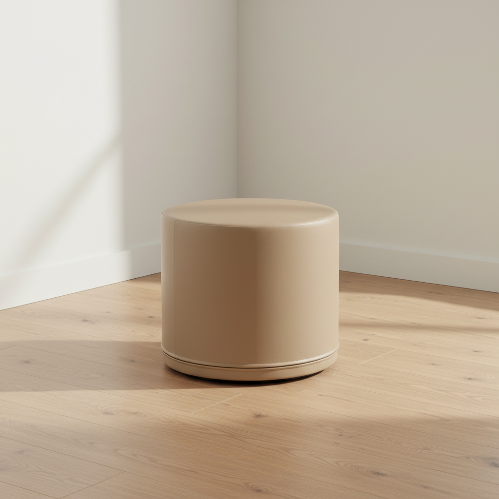 Cylinder -pehmorahi – beige, pieni