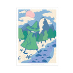 Snufkin Poster, 30x40 cm