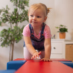Soft Play Activity Set Balance Bridge - Beige & Honey