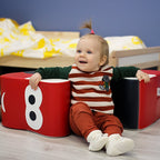 Soft Play Ride On Toy - Red Car