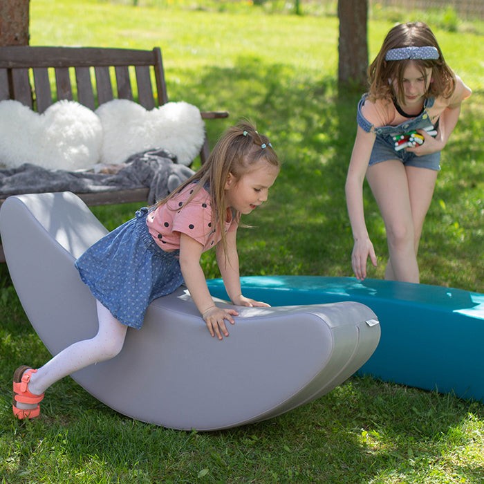 Soft Play Rocking Toy - Grey Banana