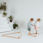 TipiToo® Small Balance Beam 3 Piece Set - White Rope