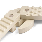 TipiToo® Small Balance Beam 3 Piece Set - White Rope