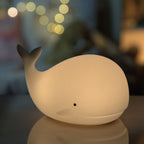 Whale Silicone Lamp with Remote