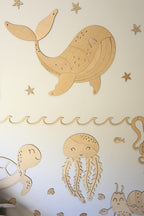 Wooden Wall Decoration - Whale